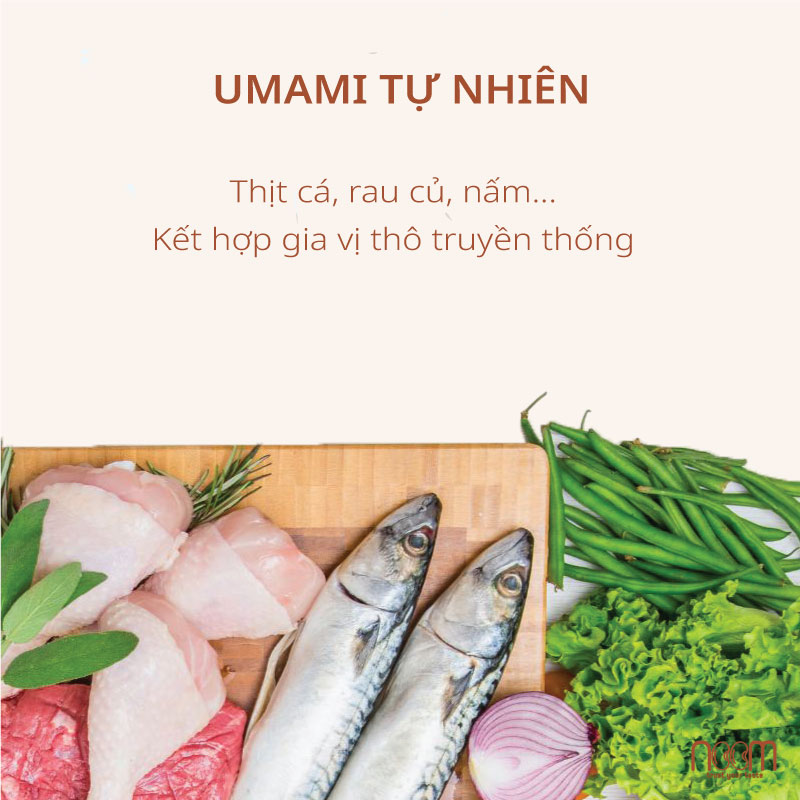 vị umami tự nhiên