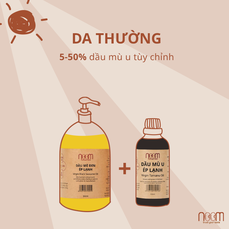 da dễ ăn nắng da thường