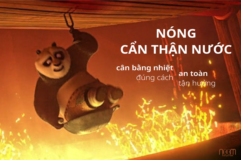 nắng nóng trong người cẩn thận với nước