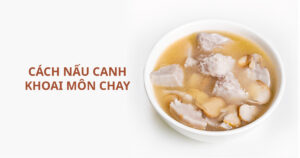 cách nấu canh khoai môn